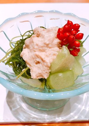 ☆彡はす芋とおかひじきの白和え-レシピのメイン写真