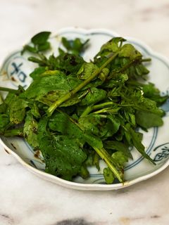 ☆クレソンと海苔の佃煮の和え物-レシピのメイン写真