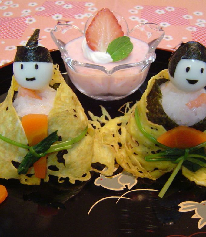 お寿司で作るお雛様♪-レシピのメイン写真
