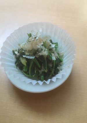 お弁当にほうれん草のおひたし-レシピのメイン写真