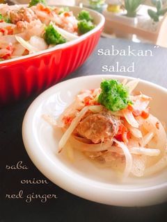 サバ缶de紅生姜サラダ-レシピのメイン写真