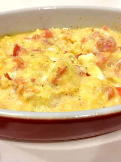 トマトとチーズのレンジオムレツ-レシピのメイン写真