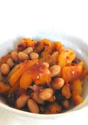 パプリカと大豆の韓国風サラダ-レシピのメイン写真