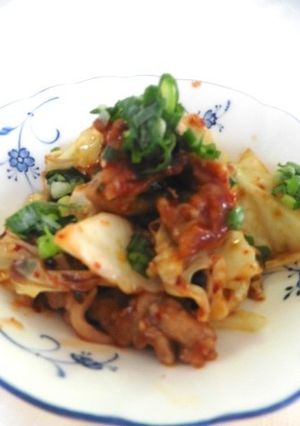 豚肉とキャベツの韓国だれ炒め-レシピのメイン写真