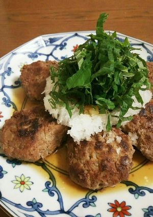 大葉と大根おろしソースハンバーグ-レシピのメイン写真