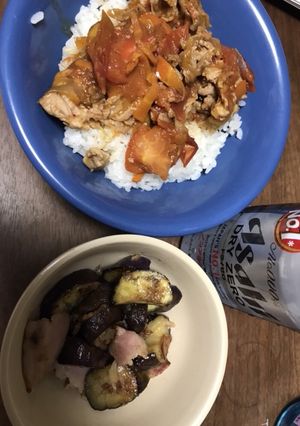 トマトたっぷり焼肉丼-レシピのメイン写真