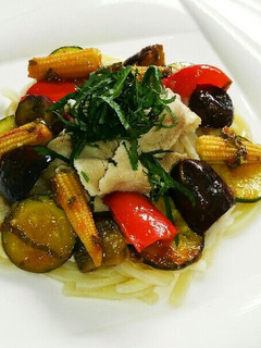 ☆豚しゃぶと夏野菜のマリネうどん☆☆☆-レシピのメイン写真