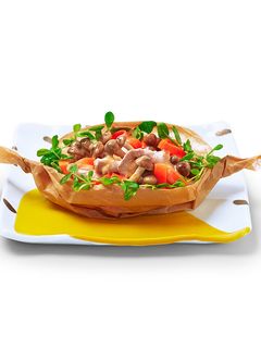 しめじと豚肉の包み焼きサラダ-レシピのメイン写真