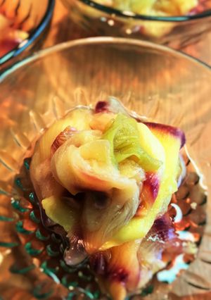 麗し！オクラの花の酢の物-レシピのメイン写真