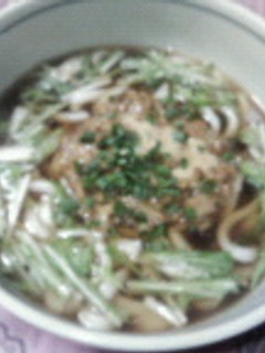 ☆納豆うどん金のごまだれ焙煎ナッツ風味☆-レシピのメイン写真