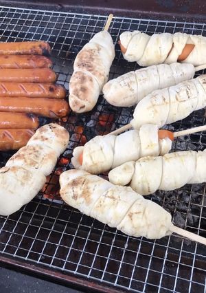 ウィンナーパン　（BBQ)-レシピのメイン写真