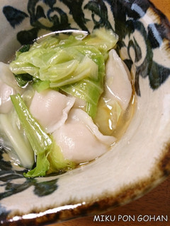 小松菜とキャベツの餃子スープ-レシピのメイン写真