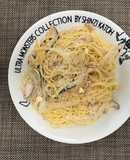 ツナときのこと玉ねぎのクリームパスタ