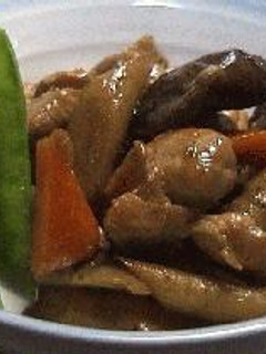 鶏肉とごぼうの煮物-レシピのメイン写真