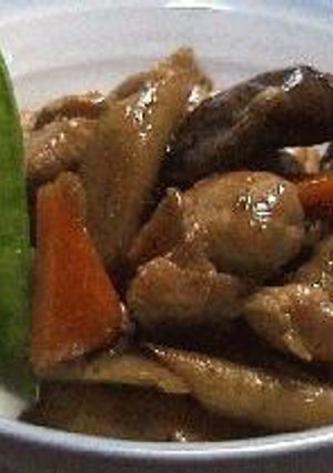 鶏肉とごぼうの煮物-レシピのメイン写真