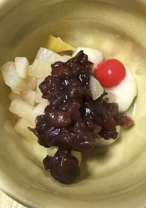 豆腐白玉あんみつ-レシピのメイン写真