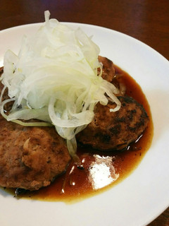 照焼きハンバーグ!たっぷり玉葱のせ!-レシピのメイン写真
