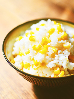 炊飯器で簡単。基本のとうもろこしご飯-レシピのメイン写真