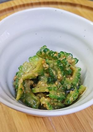 苦くない☆ゴーヤーのごま味噌和え-レシピのメイン写真
