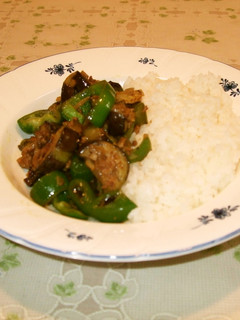 なすのドライカレー(腎臓病食)-レシピのメイン写真