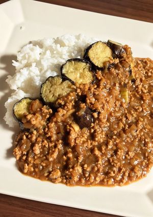【カフェ飯】★茄子と挽肉のキーマカレー★-レシピのメイン写真