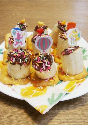 ミニチョコバナナ-レシピのメイン写真
