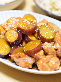 鶏肉とさつまいものほっくり煮♪-レシピのメイン写真