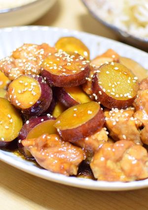 鶏肉とさつまいものほっくり煮♪-レシピのメイン写真