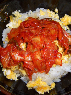 いかなごキムチどんぶり-レシピのメイン写真