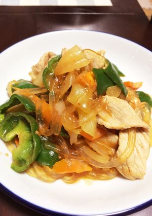 しらたきのピリ辛野菜炒め-レシピのメイン写真