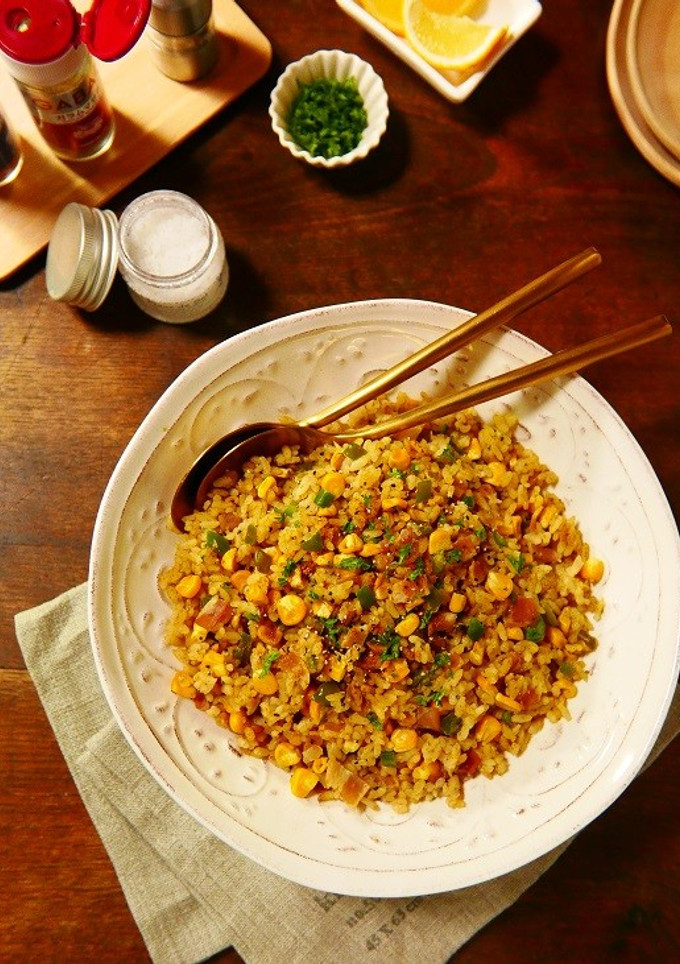 とうもろこしのスパイシー炊き込みご飯-レシピのメイン写真
