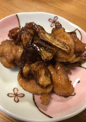 チキンとゴボウの甘辛炒め-レシピのメイン写真