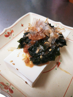 はちみつ梅とごま油で食欲増進!!冷や奴-レシピのメイン写真