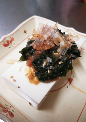 はちみつ梅とごま油で食欲増進！！冷や奴-レシピのメイン写真