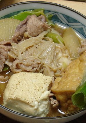 すき焼き風２♪　焼き豆腐と肉とねぎの煮物-レシピのメイン写真