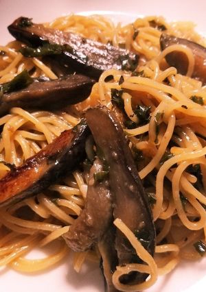 サムライ特製ナスとニンニク和風パスタ♥️-レシピのメイン写真