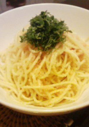 cafeよりおうちで明太子パスタ！-レシピのメイン写真
