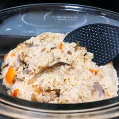 รูปของ アッっという間に炊き込みご飯 時短料理