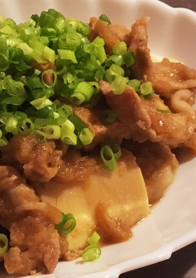 【さっぱり】豚肉と厚揚げのみぞれ炒め-レシピのメイン写真