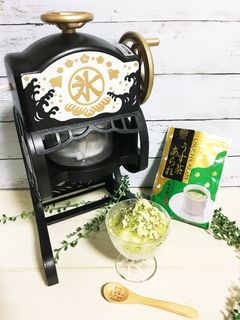 うす茶あられdeかき氷☆-レシピのメイン写真