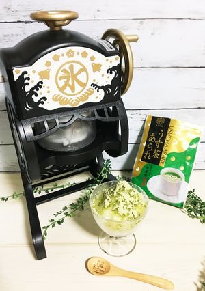 うす茶あられdeかき氷☆-レシピのメイン写真