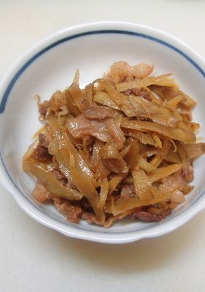 甘くない牛しぐれ煮-レシピのメイン写真