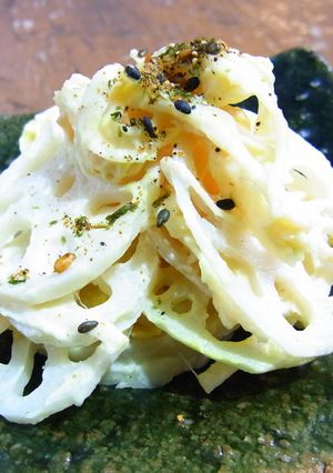 さきいかとレンコンのからしマヨ和え☆-レシピのメイン写真