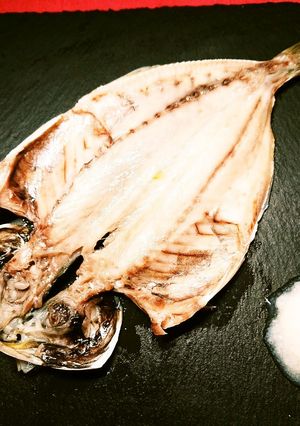 忙しい朝でも簡単！アジの開きDE湯煮♪-レシピのメイン写真