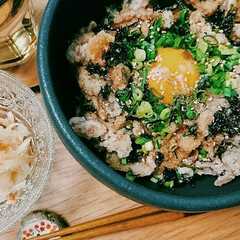 カリカリ豚のお月見そうめん-レシピのメイン写真