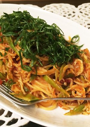 カゴメトマトパッツァでしらすパスタ-レシピのメイン写真