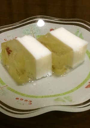 巨峰の二色ゼリー-レシピのメイン写真