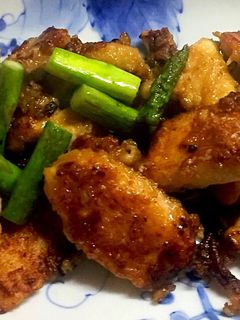 アスパラと鶏胸肉オイスター炒め-レシピのメイン写真