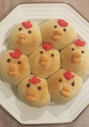 にわとりさんちぎりパン-レシピのメイン写真