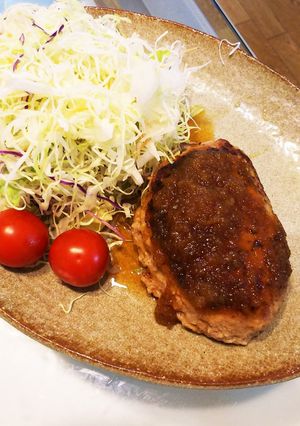 【簡単】我が家のハンバーグ-レシピのメイン写真